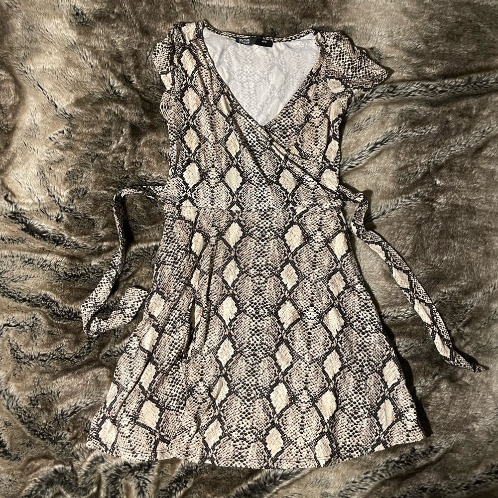 Snake skin sun dress S/P by Rebel Sugar